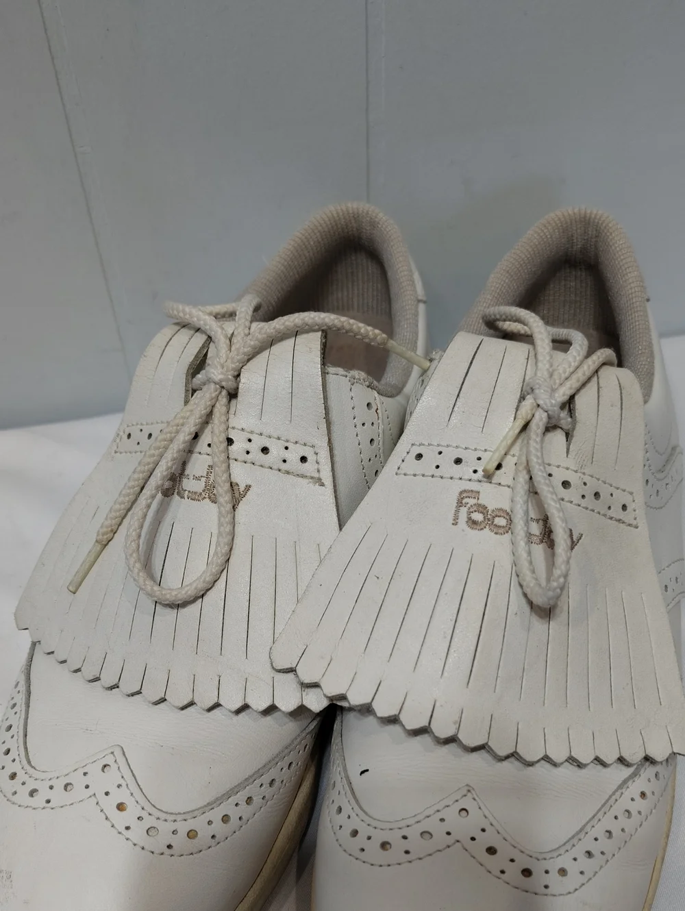 Footjoy Softjoys Golf Shoe in White size 11‎ Narrow 98566 Athletic Sports